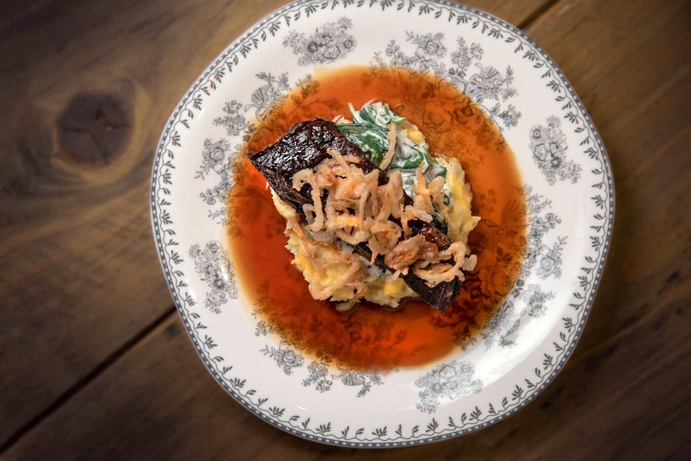 A meal at Virtue Restaurant by Erick Williams, Chicago, Illinois, USA