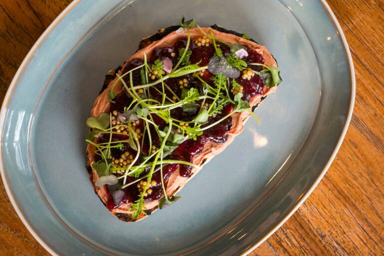 Toast at Virtue Restaurant by Erick Williams, Chicago, Illinois, USA