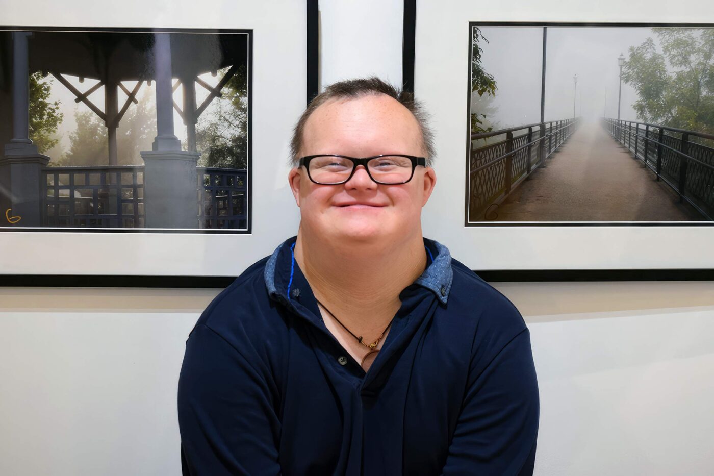 Portrait of Geoffrey Mikol of River Bend Gallery, Galena, Illinois, USA