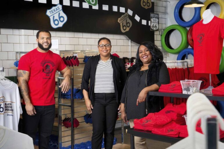 The team at Route History Museum in Illinois, USA
