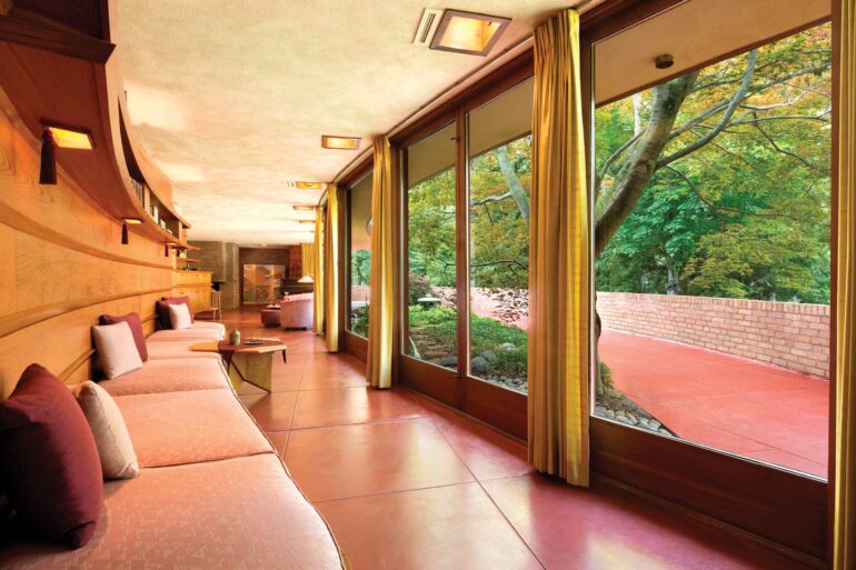 Laurent House by Frank Lloyd Wright in Illinois, USA