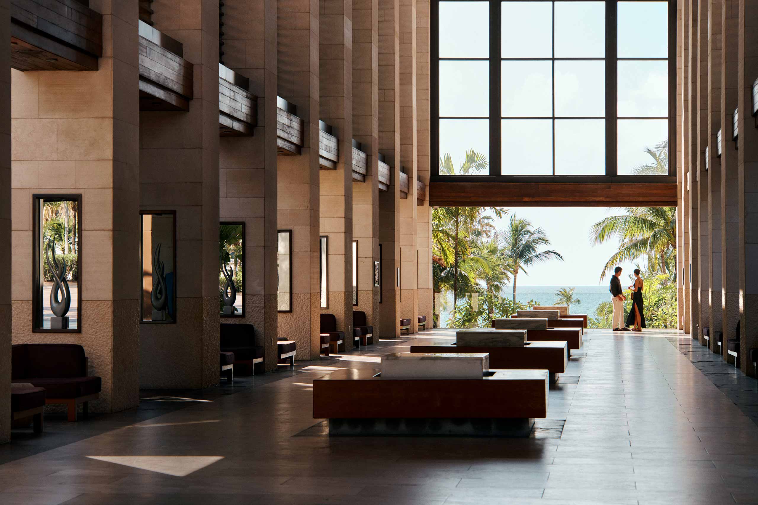 Lobby at The Cove at Atlantis, Paradise Island, The Bahamas