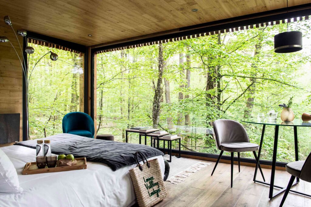 Bedroom at Loire Valley Lodges, Esvres, France