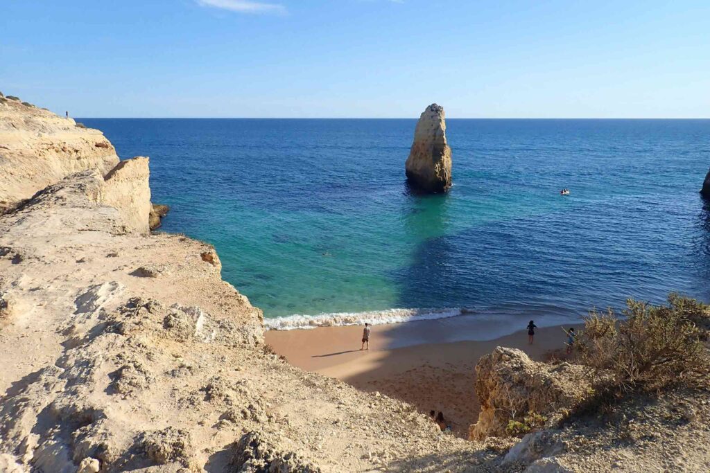 Seaside scenes in the Algarve, Portugal