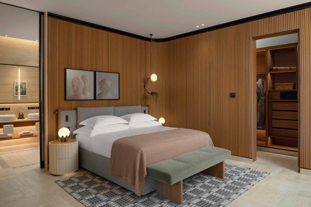 A bedroom at Six Senses Rome, Rome, Italy