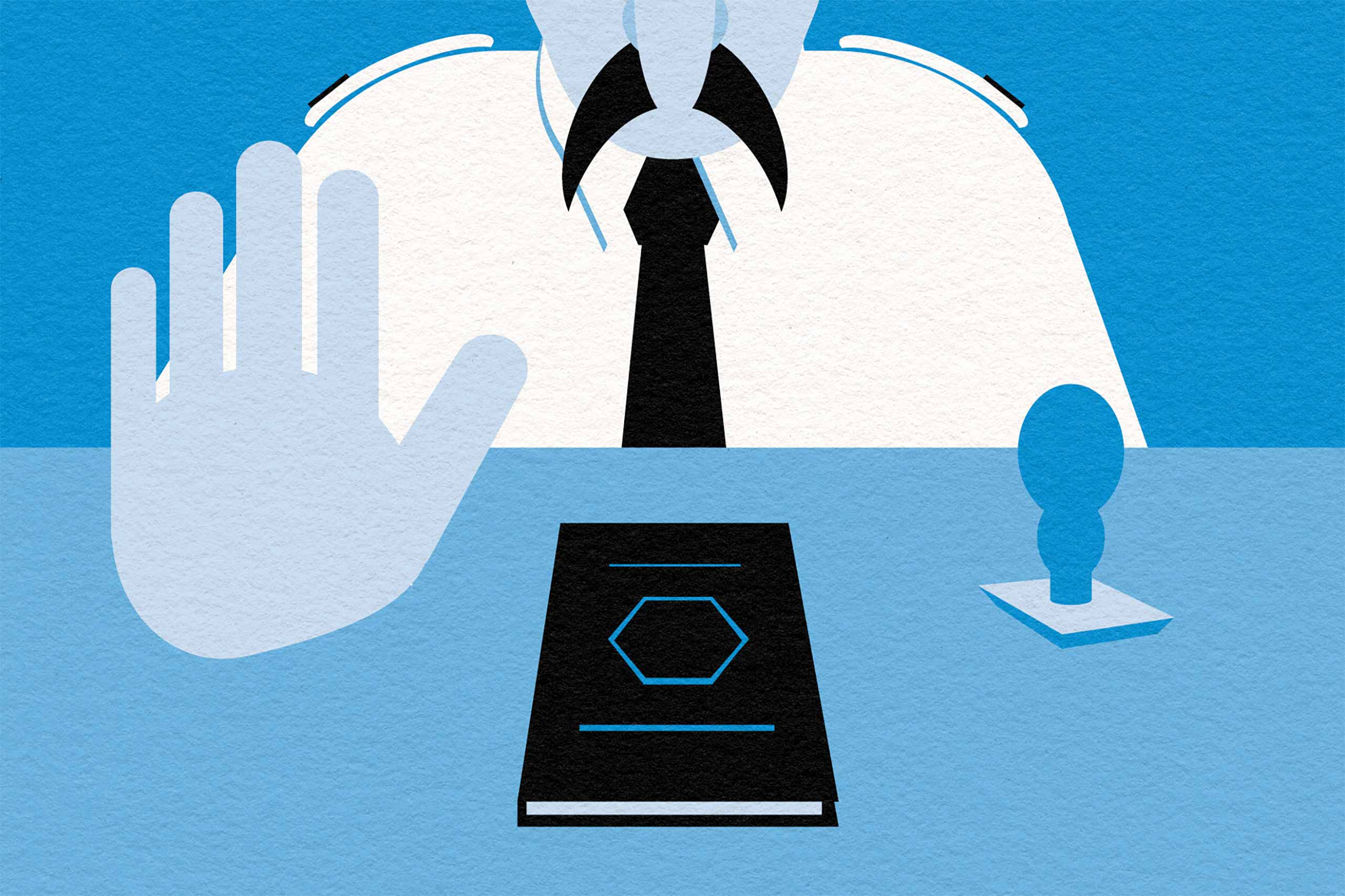 Illustration for The Layover, Border control