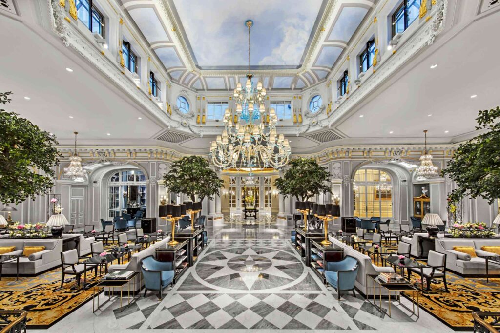 The atrium at The St. Regis Rome, Rome, Italy