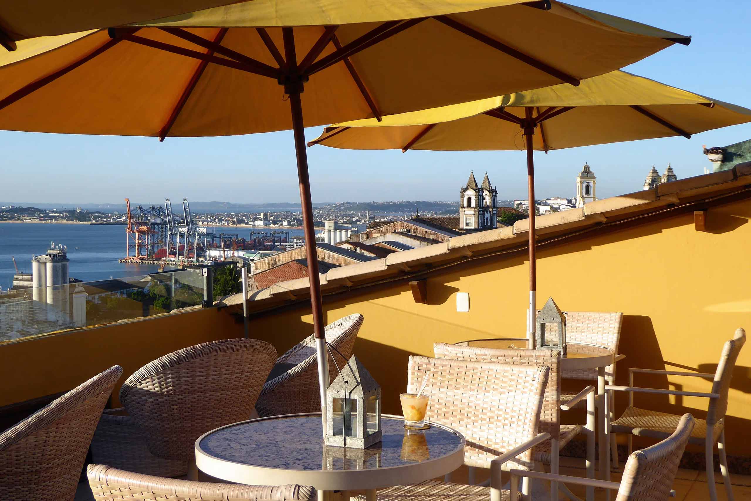 Rooftop at Casa do Amarelindo, Salvador, Brazil