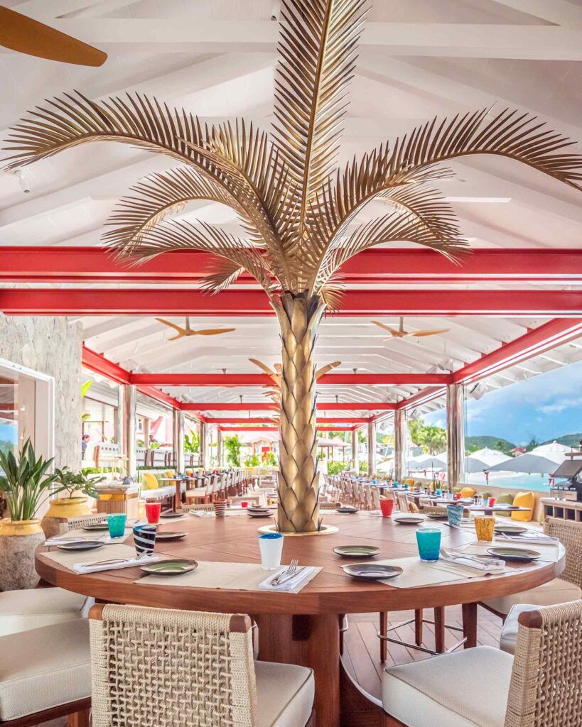 A table is decked at Eden Rock St Barths, St Barts