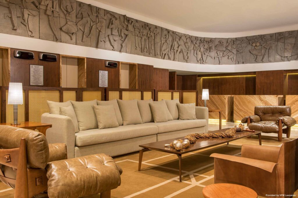 Seating area at Wish Hotel da Bahia, Salvador, Brazil