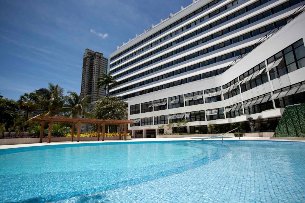 Shared pool at Wish Hotel da Bahia, Salvador, Brazil