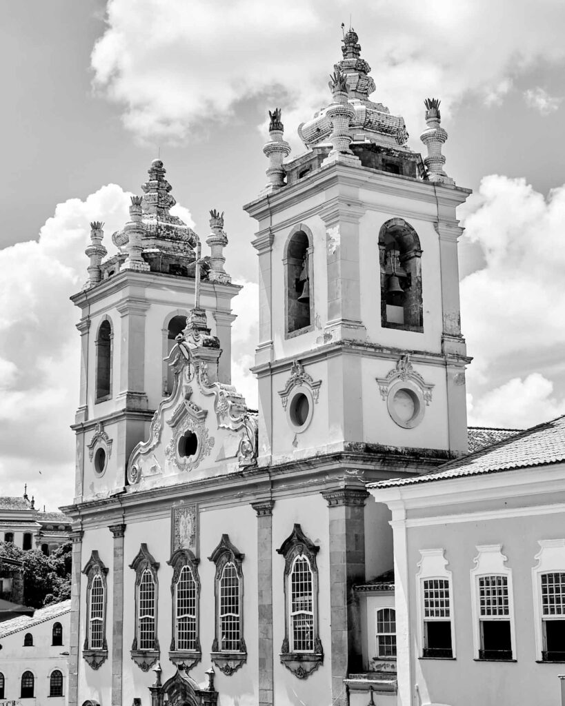 A church in Salvador, Brazil