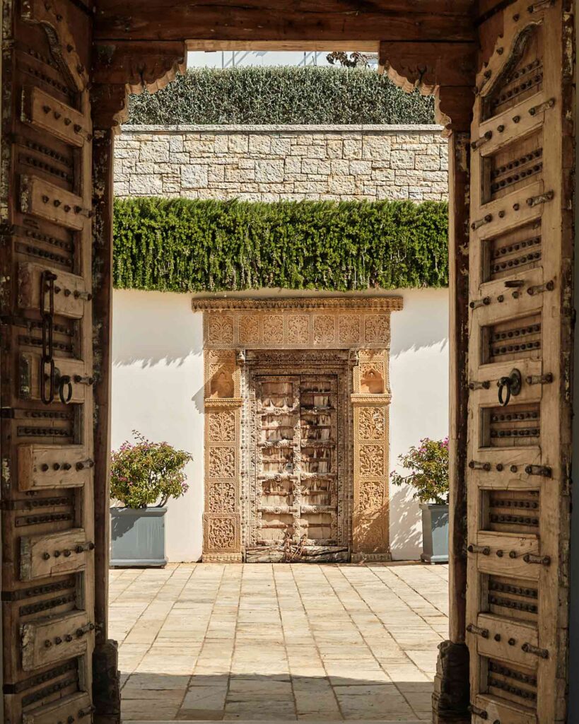 A doorway opening to another doorway at Ultima Corfu