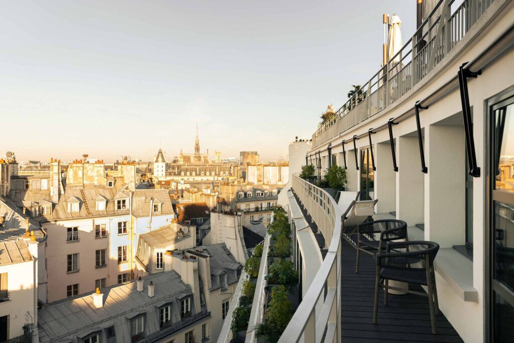 View over Paris from the 6th arrondissement