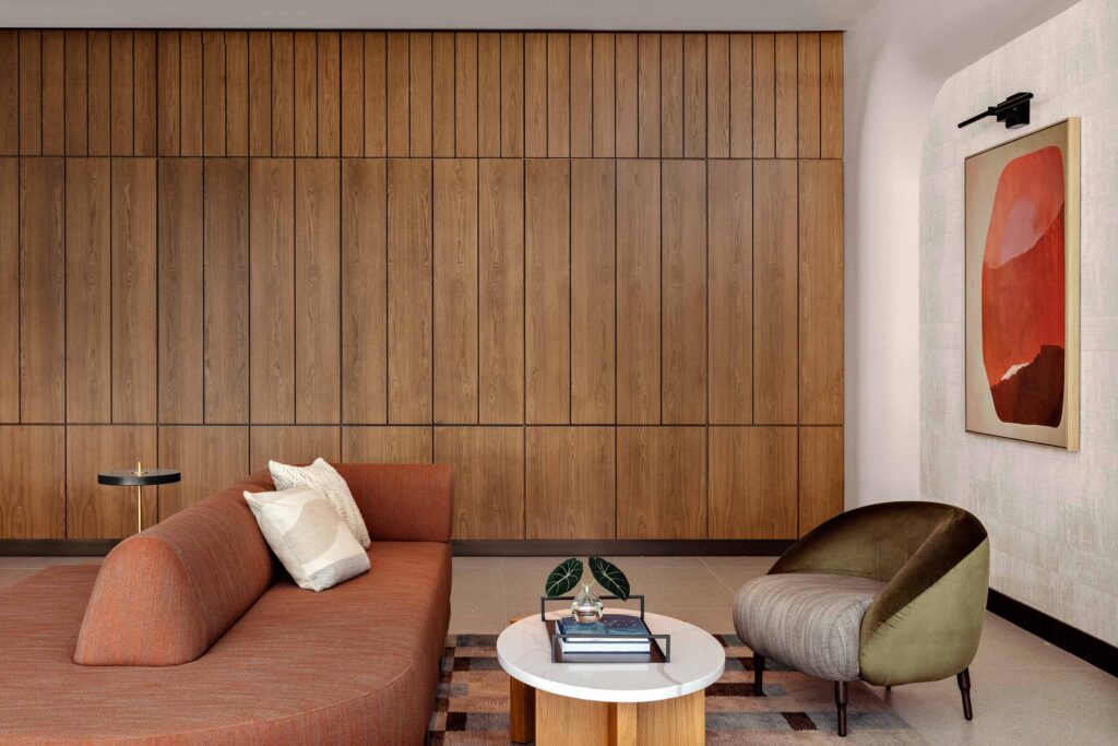Stylish interiors with a retro feel in New York, USA