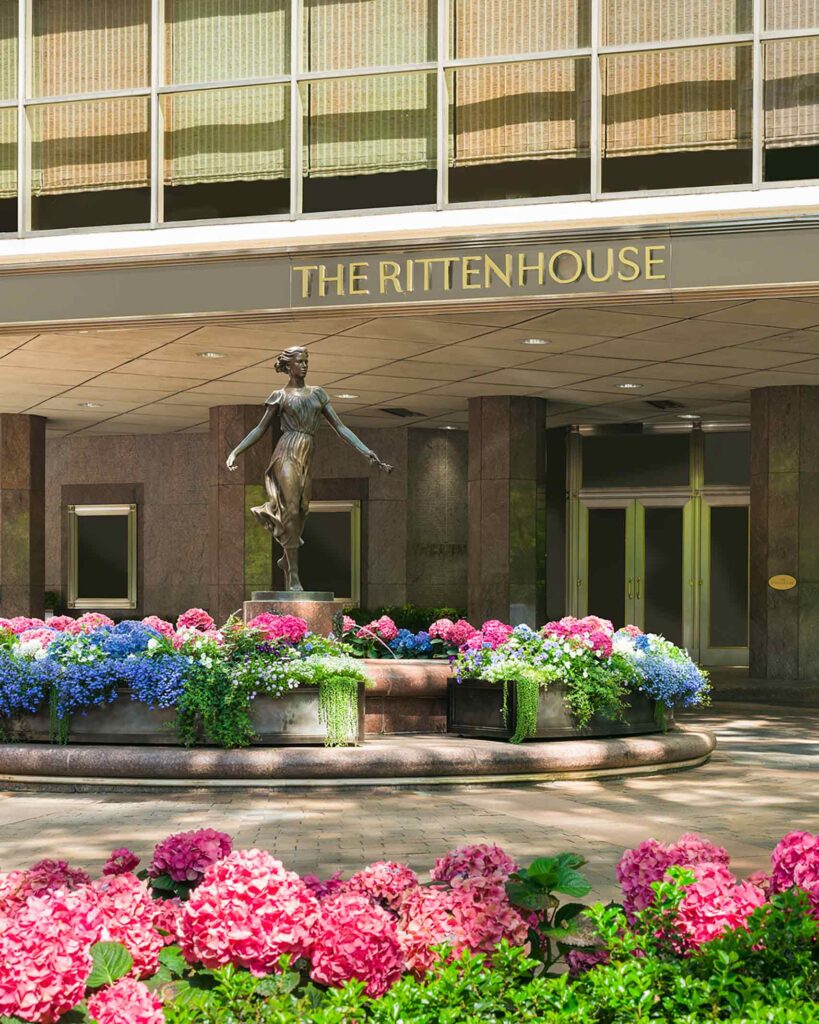 Exterior of The Rittenhouse Hotel, Philadelphia, Pennsylvania, USA
