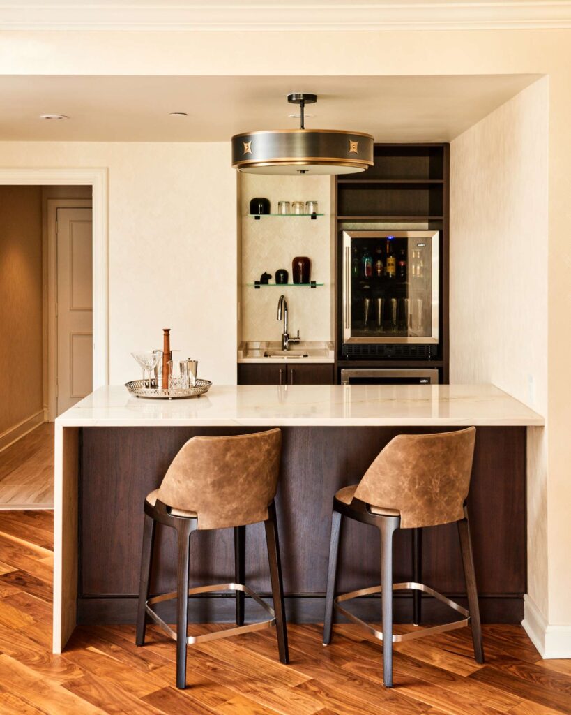 Interior design details at The Rittenhouse Hotel, Philadelphia, Pennsylvania, USA