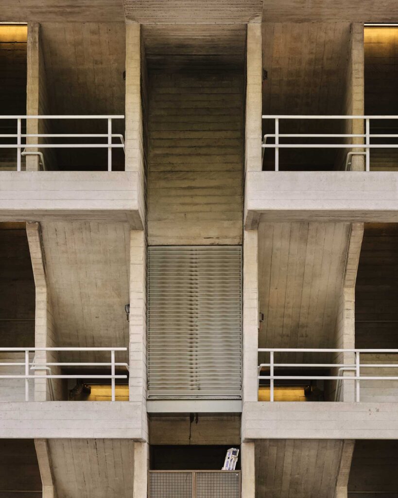 Brutalist architecture in London, UK