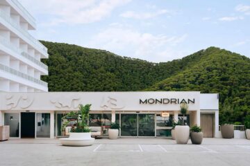 Exterior of the Mondrian Ibiza building